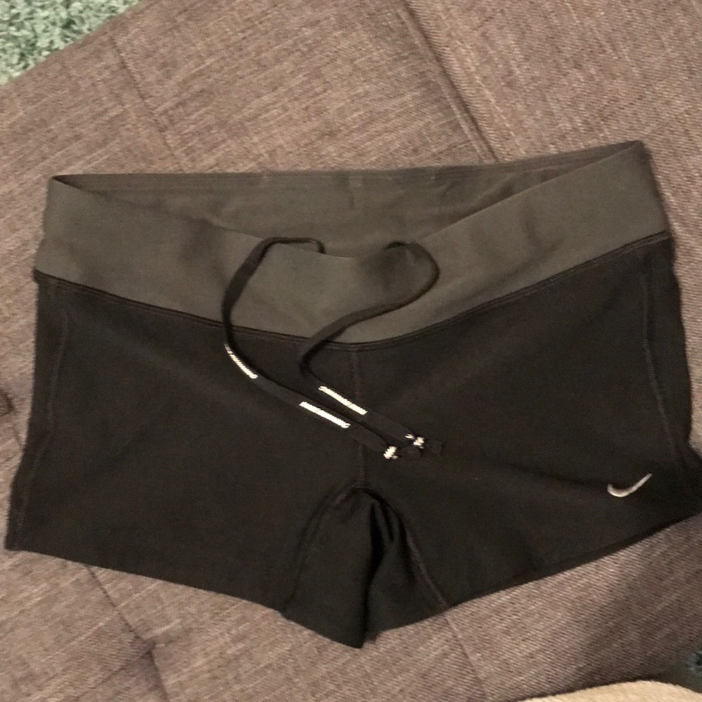 Nike black dri-fit running shorts